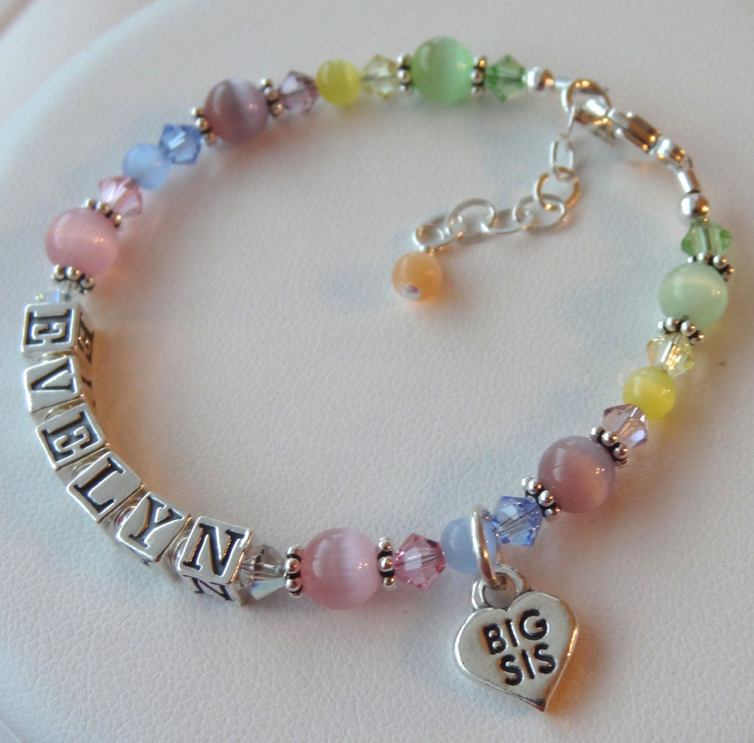 Big sister little hot sale sister charm bracelets