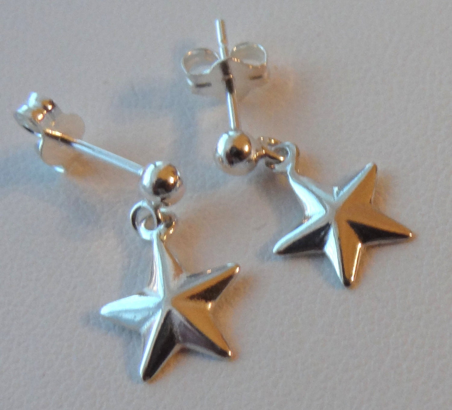 Sterling Silver Star Earrings,Star Post Earrings,Stud Star Earring,Petite Star Earrings,Texas Star Earrings,Lone Star Earrings,Star Dangle