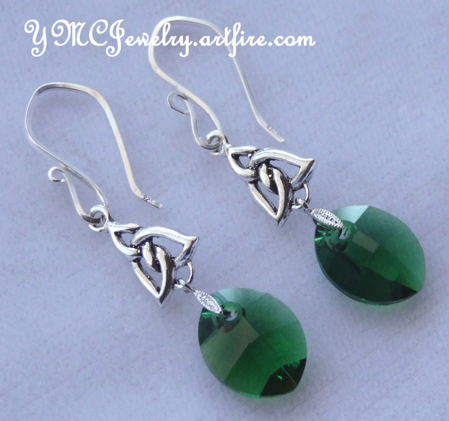Sterling Silver Celtic Tree of Life Earrings, Celtic Dangle Earrings, Celtic Knot Earrings,Irish Earrings, St. Patrick's Day,Celtic Earrings